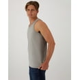 thumbnail image 2 of Hanes Unisex Garment Dyed Cotton Tank Concrete Gray 2XL, 2 of 7