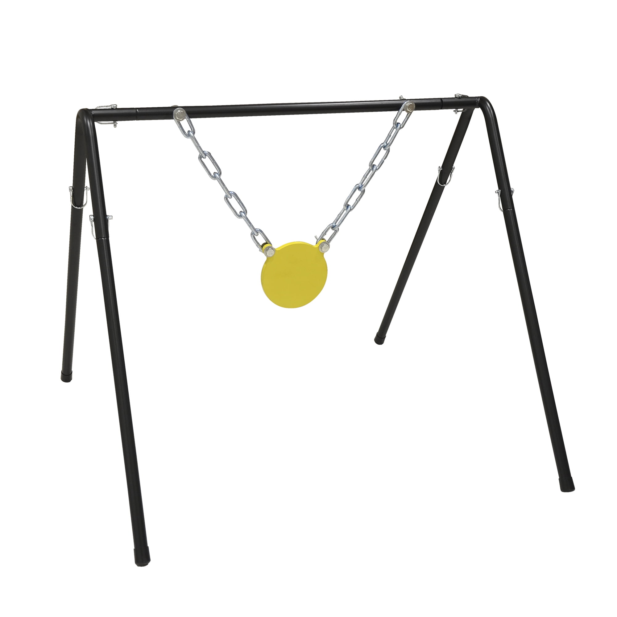 AR500 Steel Gong Target with Stand, Shooting Target Stand, 8" X 1/2"