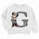 thumbnail image 1 of Children Hoodie Disney Minnie Letter A B C D Kid Casual Clothes O-neck Pullover Little Baby Kawaii Cartoons Boy Girl Sweatshirts90 Gao Jinjia LED, 1 of 2