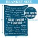 thumbnail image 2 of LHSHID Best Friend Birthday Gifts for Women Christmas Blanket for Bestfriend Bestie BFF Blanket Friendship Best Friends Woman Christmas Idea Gifts Blanket 60"x80", 2 of 6