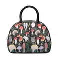 thumbnail image 2 of Mycologist's Lunch Bag - Spore Print Microscopic Pattern, Insulated Tote for Science Teachers, 2 of 4