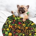 thumbnail image 3 of Disketp Happy Halloween Floral Dog Blanket/Bed Cover for Dogs and Cats,Puppy Essentials-Small, 3 of 8