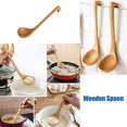 thumbnail image 2 of 1 mesa de comedor de madera natural, utensilios de cocina, cuchara grande, gachas profundas, cuchara con gancho, salsa, utensilios de cocina, cuchara para servir leche Sailing Electrónica, 2 of 5