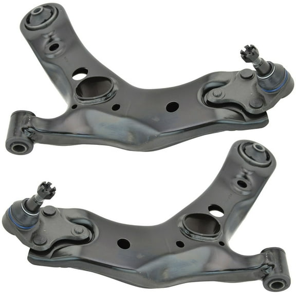 TRQ Front Lower Control Arms w/ Ball Joints Left & Right Pair for 06-18 Rav4 PSA62339