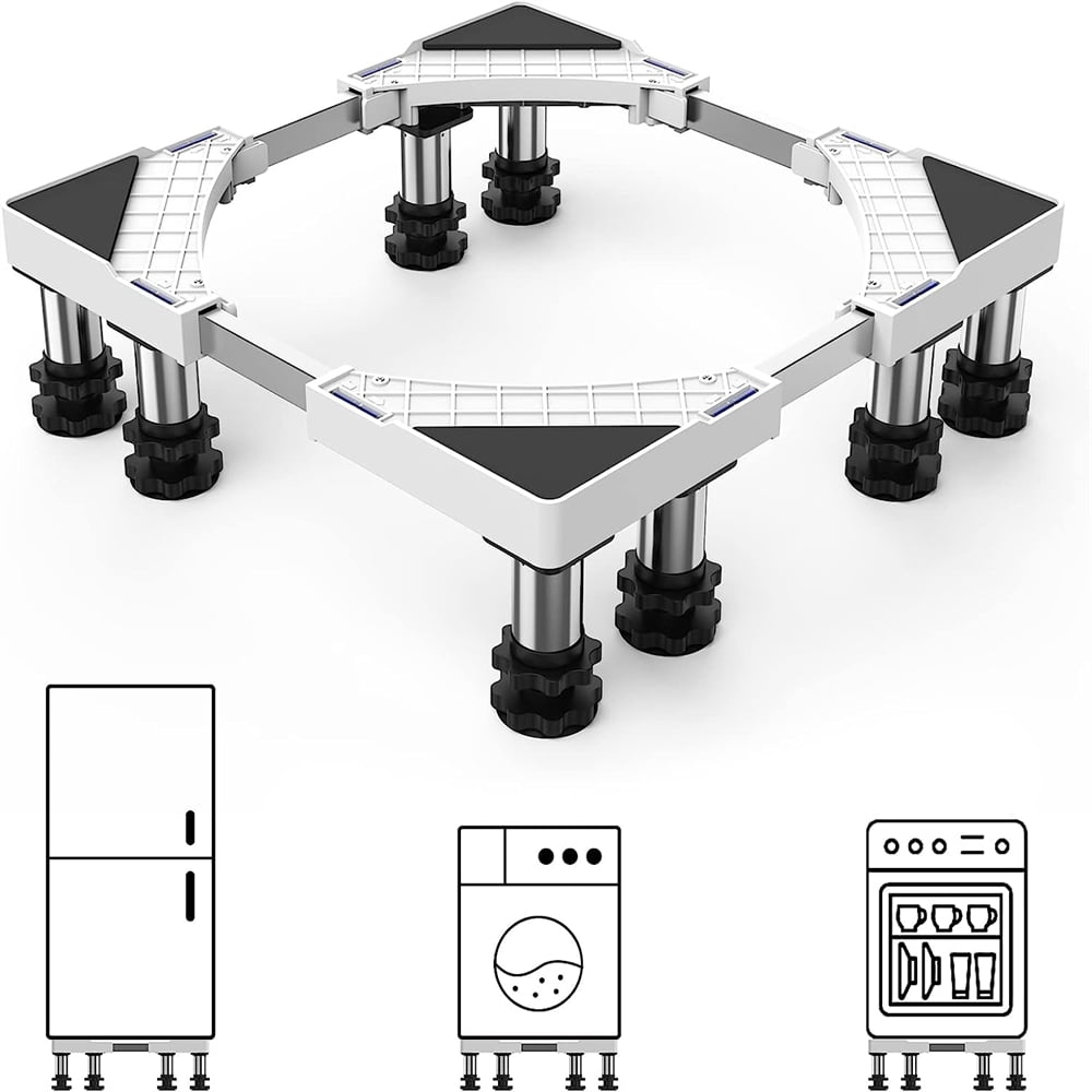 Mini Fridge Stand Adjustable Stand Base for Washer Refrigerator Washing