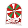 thumbnail image 2 of Abbraccia Prize Turntable Lucky Draw Roulette Wheel Editable Interactive Game Fortune Wheel Prize Turntable for Christmas Family Games C, 2 of 9