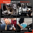 thumbnail image 5 of A-Premium Engine Water Pump with O-Ring Compatible with Honda Civic 1996-2000, Civic del Sol 1996-1997 & Acura EL 1997-2000, 1.6L, Replaces for 19200P2A003, 19200P2A004, 5 of 6