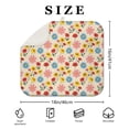 thumbnail image 4 of Pioneer Flower Floral Print Pattern Kitchen Dish Drying Mat 1 Pack, Ultra Absorbent Microfiber Drainer Mat, 16"x18", 4 of 6