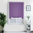 thumbnail image 2 of Sexy Dance 35 x 59 Inch Self Adhesive Cordless Blackout Pleated Blinds Shades for Indoor Window Covers, Non-Woven Room Darkening Curtains, Easy to Install, 1-Pack, Purple, 2 of 13