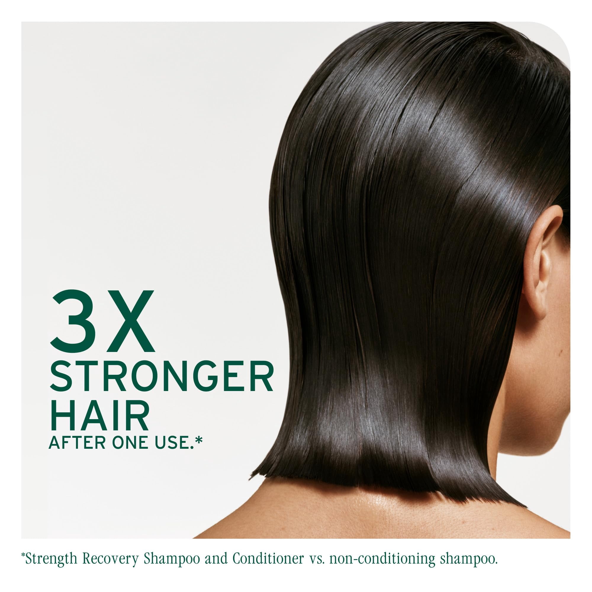 Biolage Strength Recovery Deep Treatment Pack | Moisturizing Hair Repair Mask | For Dry, Damaged Hair Types | Deep Conditioning | Cruelty-Free | Infused with Vegan Squalane | 3.4 Fl. Oz