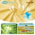 thumbnail image 2 of SUOSDEY Newborn Bath Towel with Hooded,Absorbent Baby Robe Body Wrap Towel And Glove Set Perfect Shower Gifts for Boys and Girls,28"x28"Inch(Duck), 2 of 8