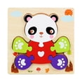 thumbnail image 1 of Rompecabezas De Madera Juegos De Rompecabezas 3D Rompecabezas De Animales Coloridos Para Niños Juguete De Aprendizaje Temprano Habilidades Motoras Juguete Para Niños Guardurnaity FN007398-01, 1 of 6