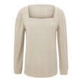 thumbnail image 5 of Lenago Fall Sweaters for Women Plus Size Fashion Long Sleeve Loose Solid Color Blouse Pullover Sweaters Jumper, 5 of 5
