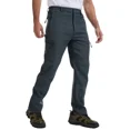 thumbnail image 4 of QPNGRP Men's Snow Ski Pants Water Resistance Fleece Lined Cargo Pants Softshell for Winter Outdoor with Zippered Bottom Legs, 4 of 12