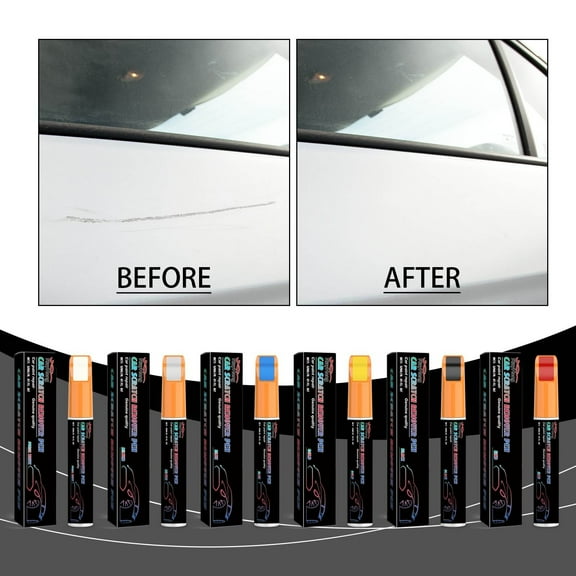 Xecvkr Easy Scratch and Color Restoration 5ml Car Pen with 5 Unique Colors for Permanent and Waterproof Touch-Up on All Types of Vehicles - A Perfect Solution