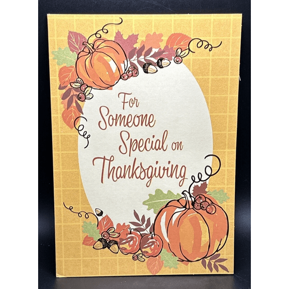 For Someone Special Thanksgiving Greeting Card w/Envelope