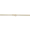 thumbnail image 4 of 14k Yellow Gold 24 Inch 1.4mm Curb Necklace Chain Pendant Charm, 4 of 9