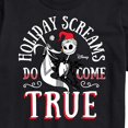 thumbnail image 3 of The Nightmare Before Christmas - Holiday Screams Come True - Men's Short Sleeve Graphic T-Shirt, 3 of 5