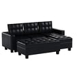 thumbnail image 3 of ACME Canapé Sectionnel Lyssa (Chaise de Repos) avec Pouf, 3 of 3