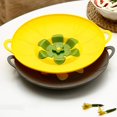 thumbnail image 4 of Bakeware Pot Lid Cover Splashes Rotatable Silicone Flower Lid Kitchen Tools Accessories for Home Cooking, 4 of 9