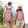 thumbnail image 6 of Lsque Octopus Pattern Canvas Daypack, Durable Backpack, High-quality Versatile Backpack,Vintage Compact Backpack-Medium, 6 of 6