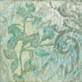 thumbnail image 2 of Goldberger, Jennifer 12x12 Gold Ornate Wood Framed with Double Matting Museum Art Print Titled - Flower Spray I, 2 of 4