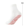 thumbnail image 6 of Skymirror 1 Pair Heated Socks 24 Hours Keep Your Feet Warm Silicone Soles Mid-tube High Elasticity Solid Color Sport Socks Cold Weather Cozy Socks, 6 of 8