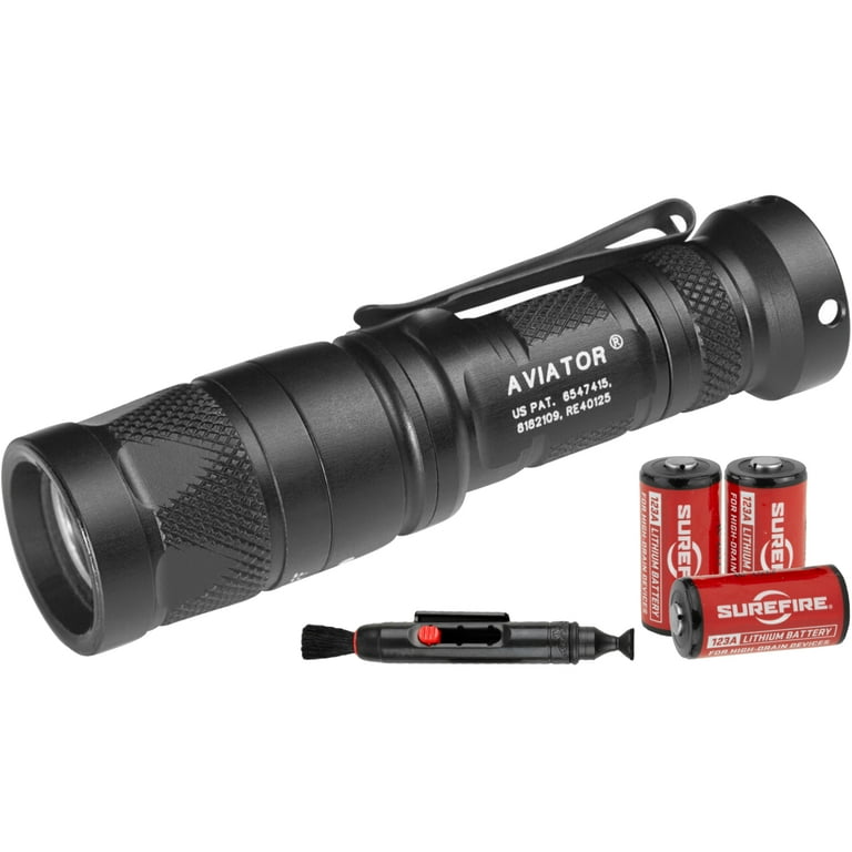 SureFire Aviator Dual-Output Multi-Spectrum LED Flashlight - White 