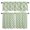 Green, variant on 3 Piece Kitchen Curtains and Valances Set Purple Snakes Flowers Cafe Curtains 24 Inch Length Watercolor Country Wild Floral Plant Valance & Tier Curtain for Living Room Bedroom 54"x18"+27"x24"*2