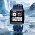 thumbnail image 4 of Digital Waterproof Watch with Soft Adjustable Strap, Electronic Wristwatch for Daily Wear, Clear Display with Alarm Function, 4 of 7