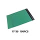thumbnail image 2 of Cateissary Bolsa de plástico Verde Fuerte Espesar Alta dureza Bolsas de embalaje a prueba de agua Resistencia a la carga Bolsa de envío Almacenamiento y organización del hogar 17*30, 2 of 6