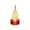 Red, variant on 2026 Christmas Home Party Decoration 10cm Mini Christmas Tree Table Lamp LED Night Light With Gift Box Base Small Xmas Desktop Ornament For Window Sill Fireplace Holiday Decor Without Battery