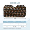 thumbnail image 3 of Bingfone Flowe Rooster Car Windshield Sunshade,Sun Foldable Sun Shield Sun Visor for Car - Small, 3 of 8