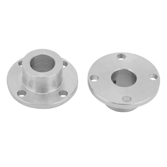 2pcs M4 Flange Coupling Motor Shaft Coupler, Premium Iron, Electroplated, for Electric Motors