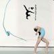 thumbnail image 3 of Pegatinas de pared de gimnasia, murales de arte de pared negros, calcomanías de pared autoadhesivas, decoración de pared deportiva, decoración de pared impermeable, 3 of 8