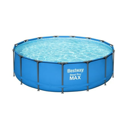 UPC 821808127528 product image for Bestway Steel Pro 15  x 48  Round Above Ground Outdoor Swimming Pool | upcitemdb.com