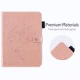 thumbnail image 6 of iPad 9.7 Case 2018/2017, iPad Air 1 2 Case, Allytech Retro PU Leather Embossed Flower Slim Protective Folio Stand Cards Holder Wallet Cover for Apple iPad 9.7" 6th/5th Gen, iPad Air 1 2, Rosegold, 6 of 7