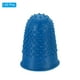 thumbnail image 3 of Uxcell Protectores de Punta de Dedo de Goma de Silicona, Cubiertas de Dedos, Almohadillas de Guardado, Agarre Azul, Tamaño Mediano, Paquete de 20, 3 of 5