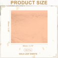 thumbnail image 2 of Uxcell Gold Leaf Sheets for Art, Gold Foil Sheet Metallic Leaf Papers for DIY Crafts Resin Furniture Nails Painting Rose, 2 of 7