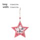 thumbnail image 3 of Inteprter Colgante de Diseño hueco Estrella Árbol de Navidad Adornos colgantes Placa Puerta Letrero Colgador Decoración Hogar Boda Regalos de Kits de decoración para fiestas Estrella Inteprter HA069600-03, 3 of 6