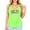 Neon Green Tank Top, variant on Salty Soul Tank Top for Women Funny Summer Sleeveless Tee for Adults & Teens White Tank Top Large
