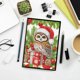 thumbnail image 5 of Cuaderno Taladro Mosaico 5D DIY 50 Páginas A5 Patrón Con Forma Especial, 5 of 9