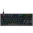 thumbnail image 1 of Corsair K60 RGB TKL RGB Tenkeyless Optical-Mechanical Wired Gaming Keyboard - OPX Switches - Polycarbonate Keycaps - iCUE Compatible - QWERTY NA Layo, 1 of 8