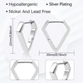 thumbnail image 4 of Lancharmed Women's Earrings Silver Plated Earrings Gifts for Women, 4 of 8