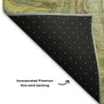 thumbnail image 5 of Addison Rugs Mayfield Premium Machine Washable Transitional Abstract Gold Round Rug, 8' x 8', 5 of 6
