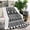 Black/White, variant on Black White Ethnic Pattern Blanket,Comfortable Soft Flannel Throw Blanket,All Season,Warm Lightweight Blankets for Sofa Bed Couch Living Room Chair,30"x40"