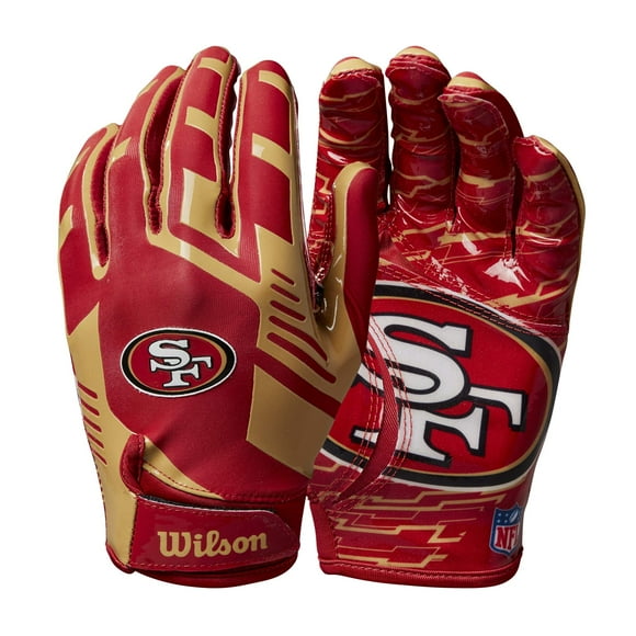 Guantes de fútbol americano Wilson Nfl Stretch Fit - Kansas City Chiefs para adultos