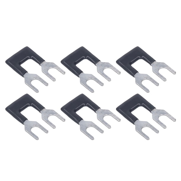 Bloque de Puta Tira Terminal, Conjunto de Tiras de Terminal de Tipo Horquilla 20pcs Retardante de conductividad Confiable Simple para Talleres de Fábrica para el Sitio de