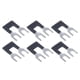 thumbnail image 1 of Bloque de Puta Tira Terminal, Conjunto de Tiras de Terminal de Tipo Horquilla 20pcs Retardante de conductividad Confiable Simple para Talleres de Fábrica para el Sitio de, 1 of 7