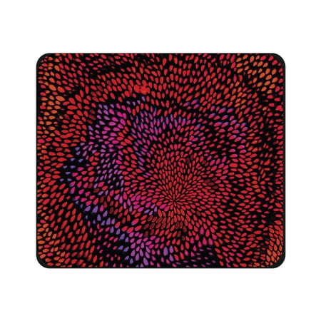 UPC: 0731969582855 | OTM Prints Black Mouse Pad  Petals Warm